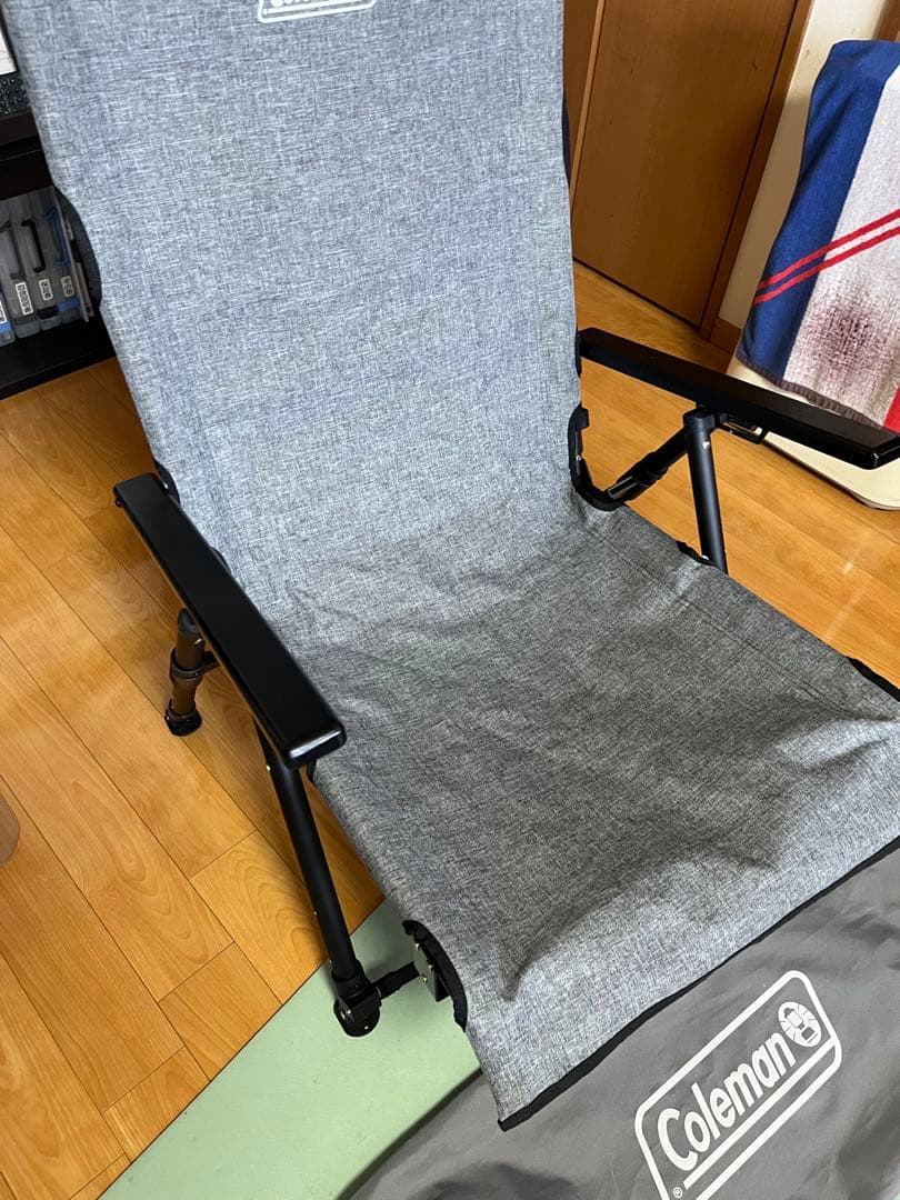 コールマン（Coleman） レイチェア 新型NX 18 ヘザーグレー 美品
