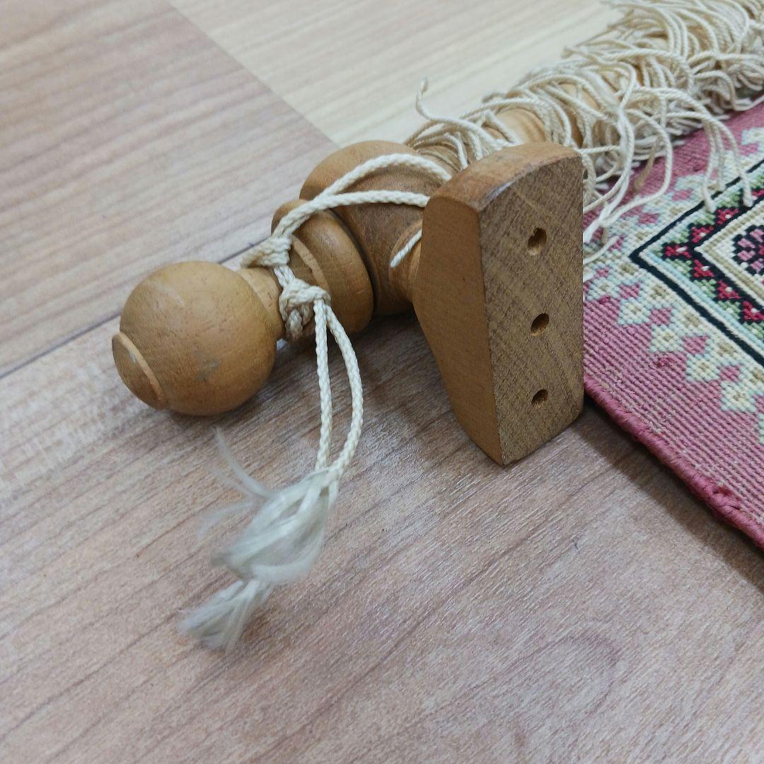 Y2824 高級ペルシャ絨毯 クム産 シルク100% 手織り タペストリー