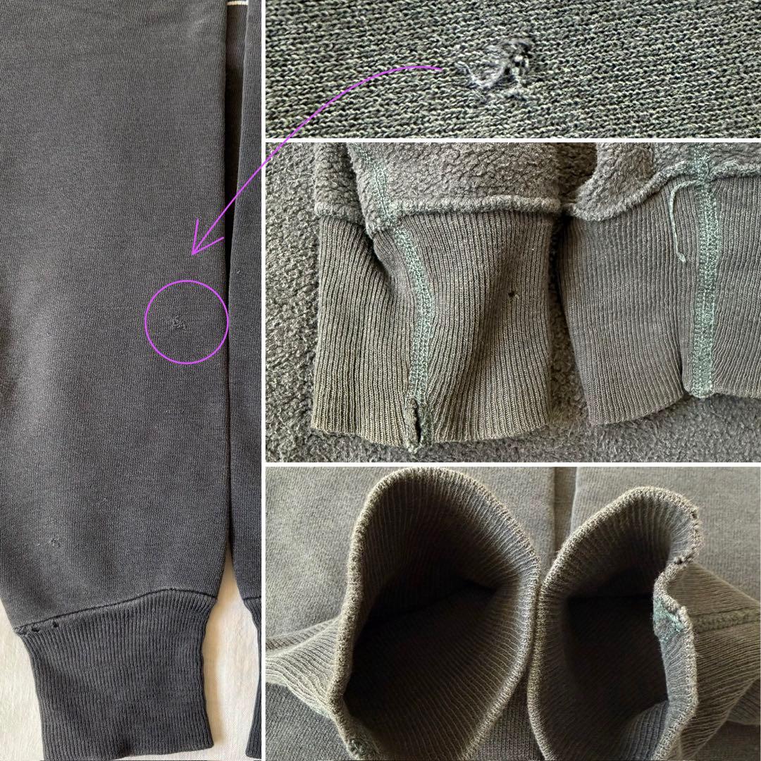 60s Wisconsin ヴィンテージスウェット ブラック カラーフロッキー