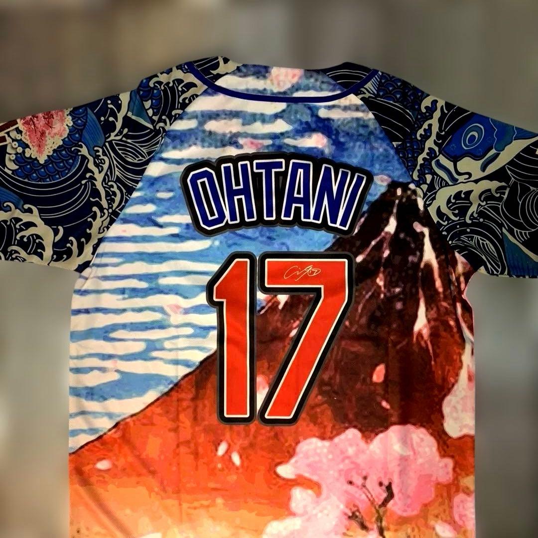 大谷翔平　signature　桜吹雪ユニフォーム　ジャパニーズヘリテージナイトⅡ
