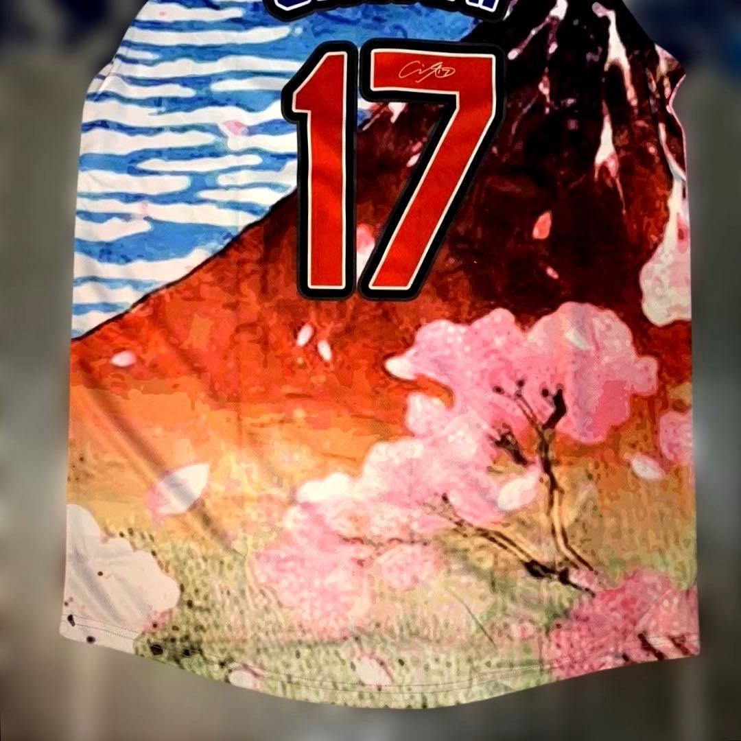 大谷翔平　signature　桜吹雪ユニフォーム　ジャパニーズヘリテージナイトⅡ