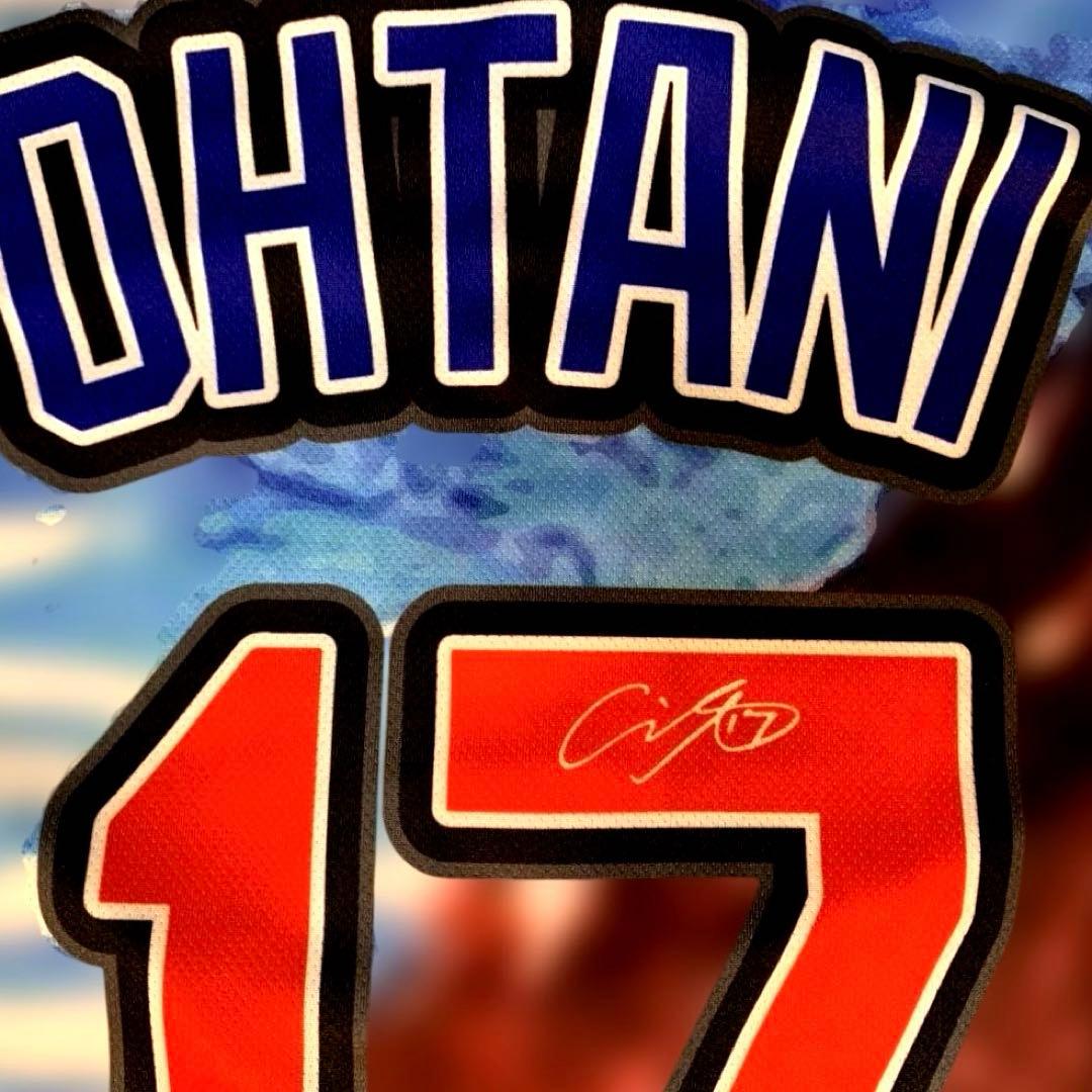 大谷翔平　signature　桜吹雪ユニフォーム　ジャパニーズヘリテージナイトⅡ