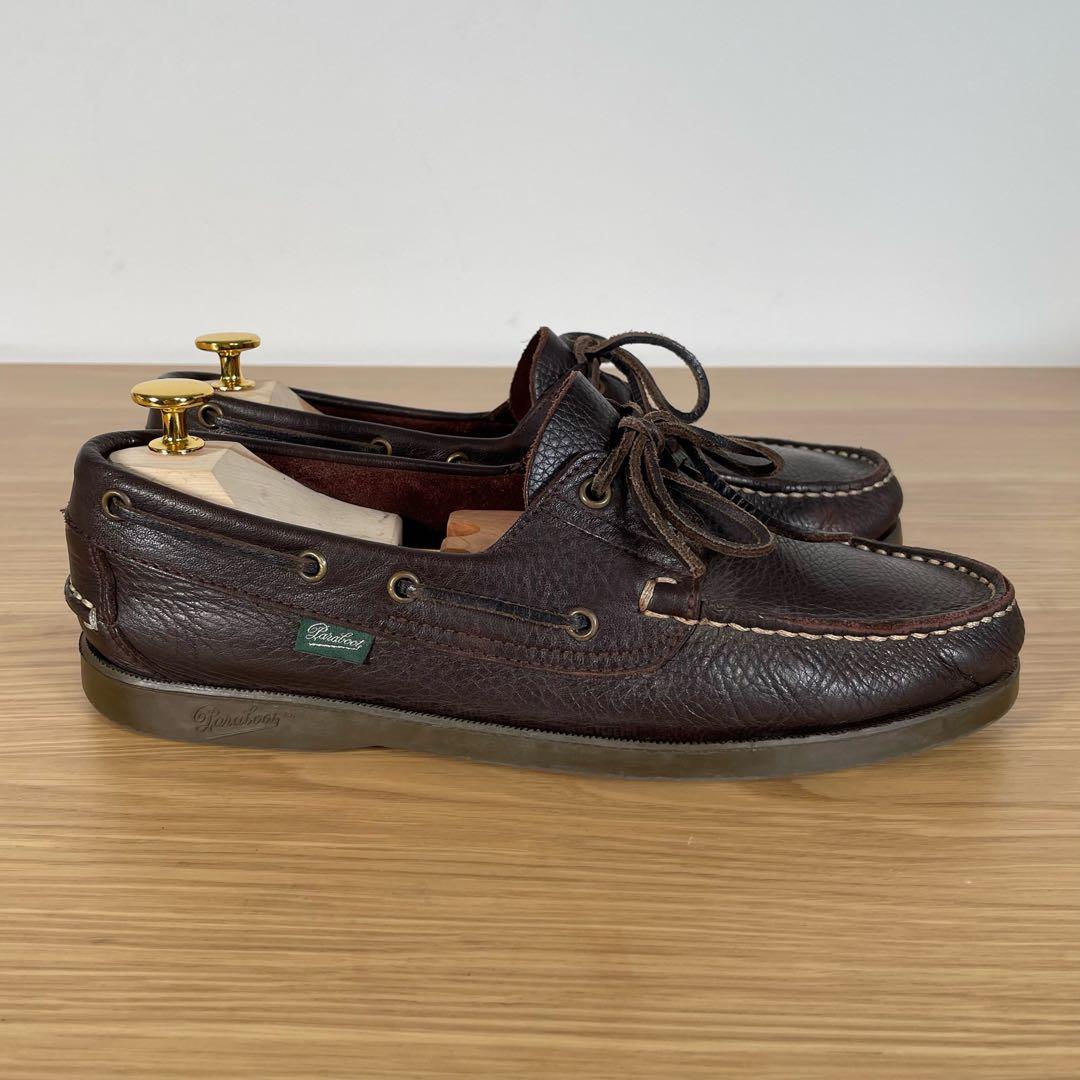 パラブーツ バース マリーン デッキシューズ ブラウン　8