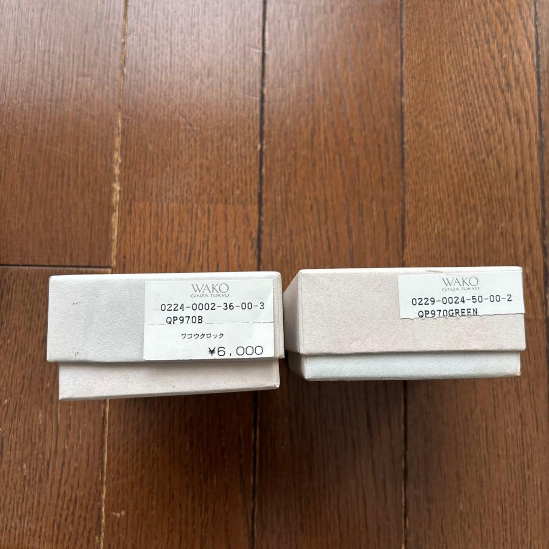 引越し予定でお値下げですWAKO トラベルクロック 2個セット⭐︎