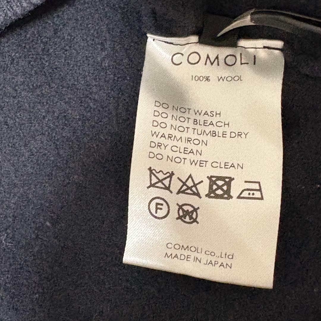 COMOLI コモリ ウール100% クルーネック ニット セーター