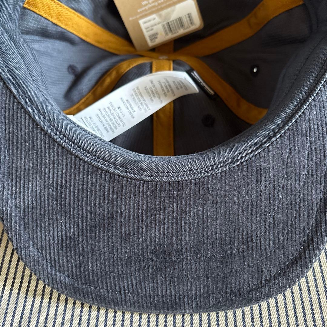 パタゴニア patagonia コーデュロイ キャップ 帽子　新品　ネイビー