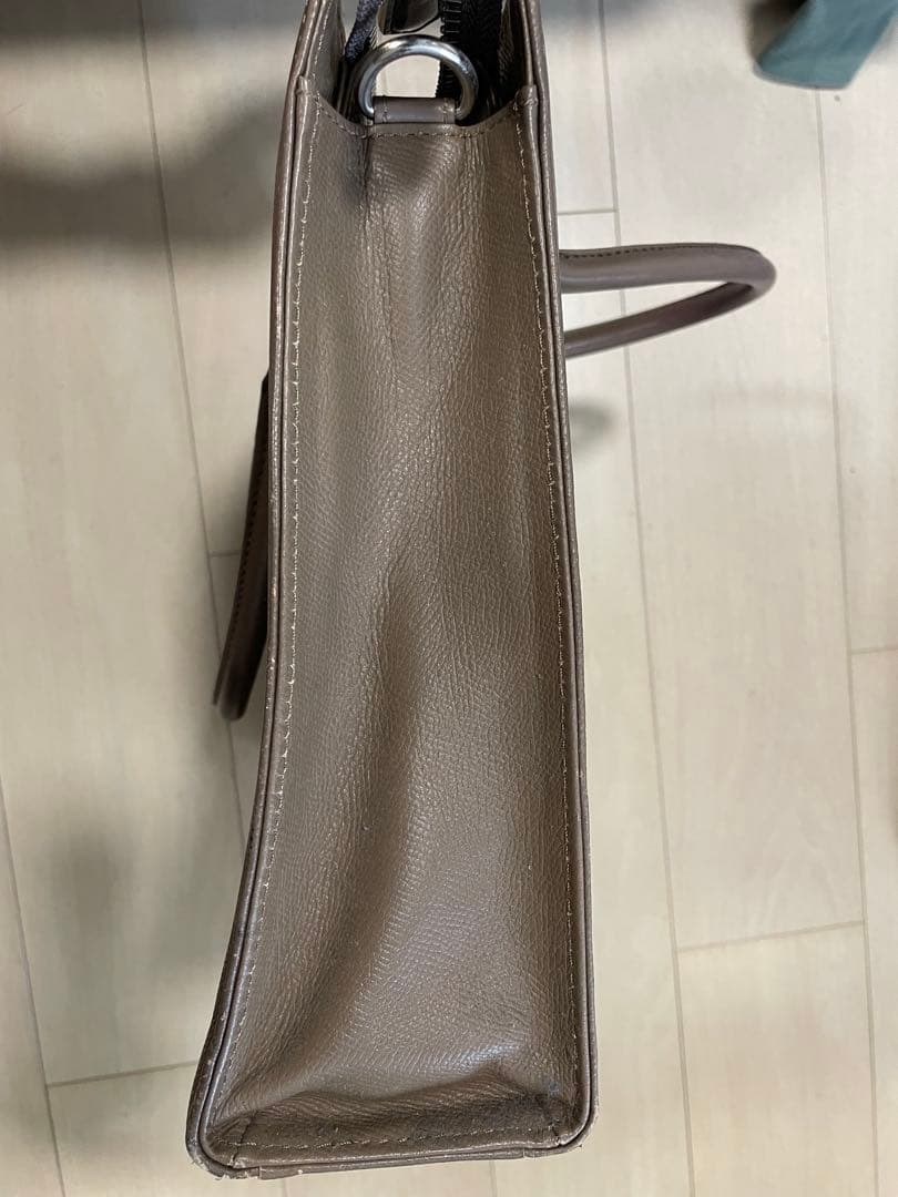 マッキントッシュロンドン 本革ブリーフケース グレージュ 日本製 三陽商会