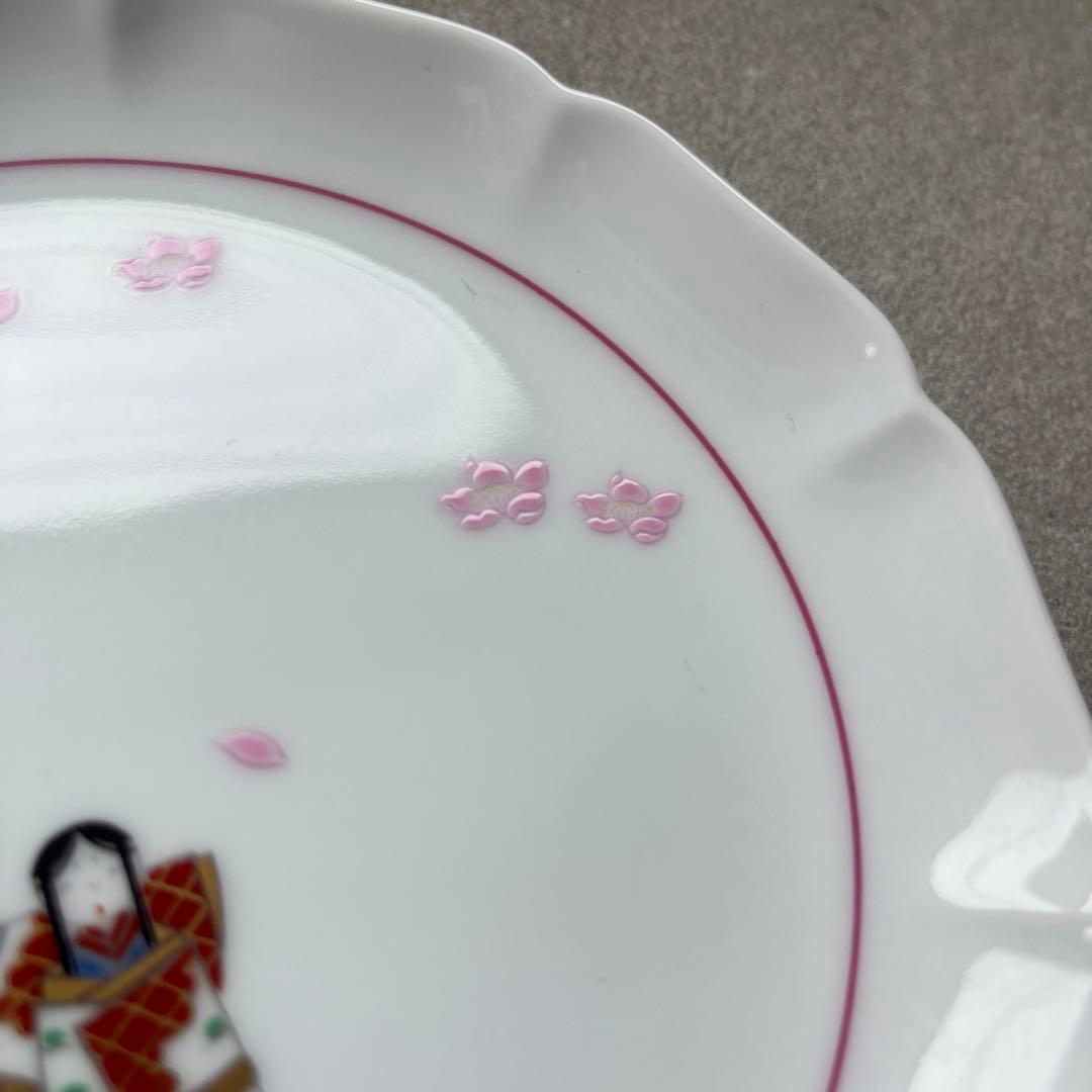 【深川製磁】お雛様　 小皿 豆皿　たち雛　雛あられ　4枚×2セット