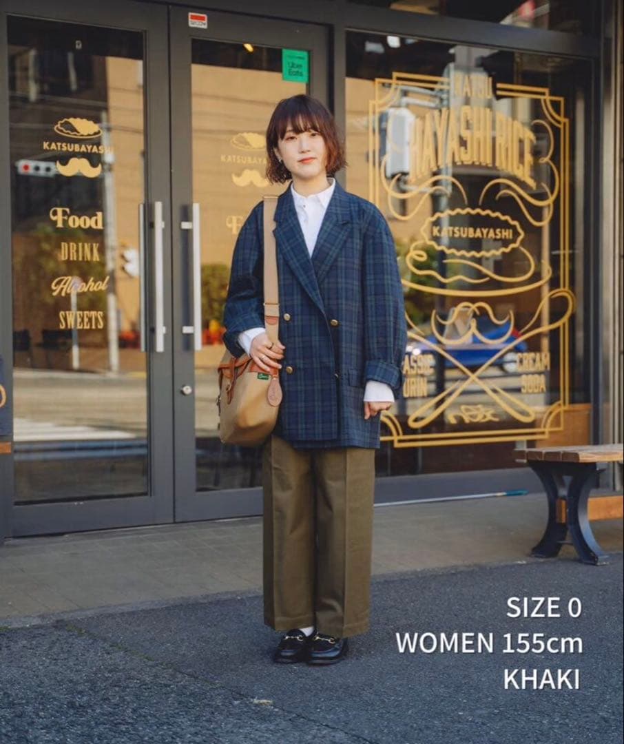 【UNFOLK】 チノパン　2tuck pants