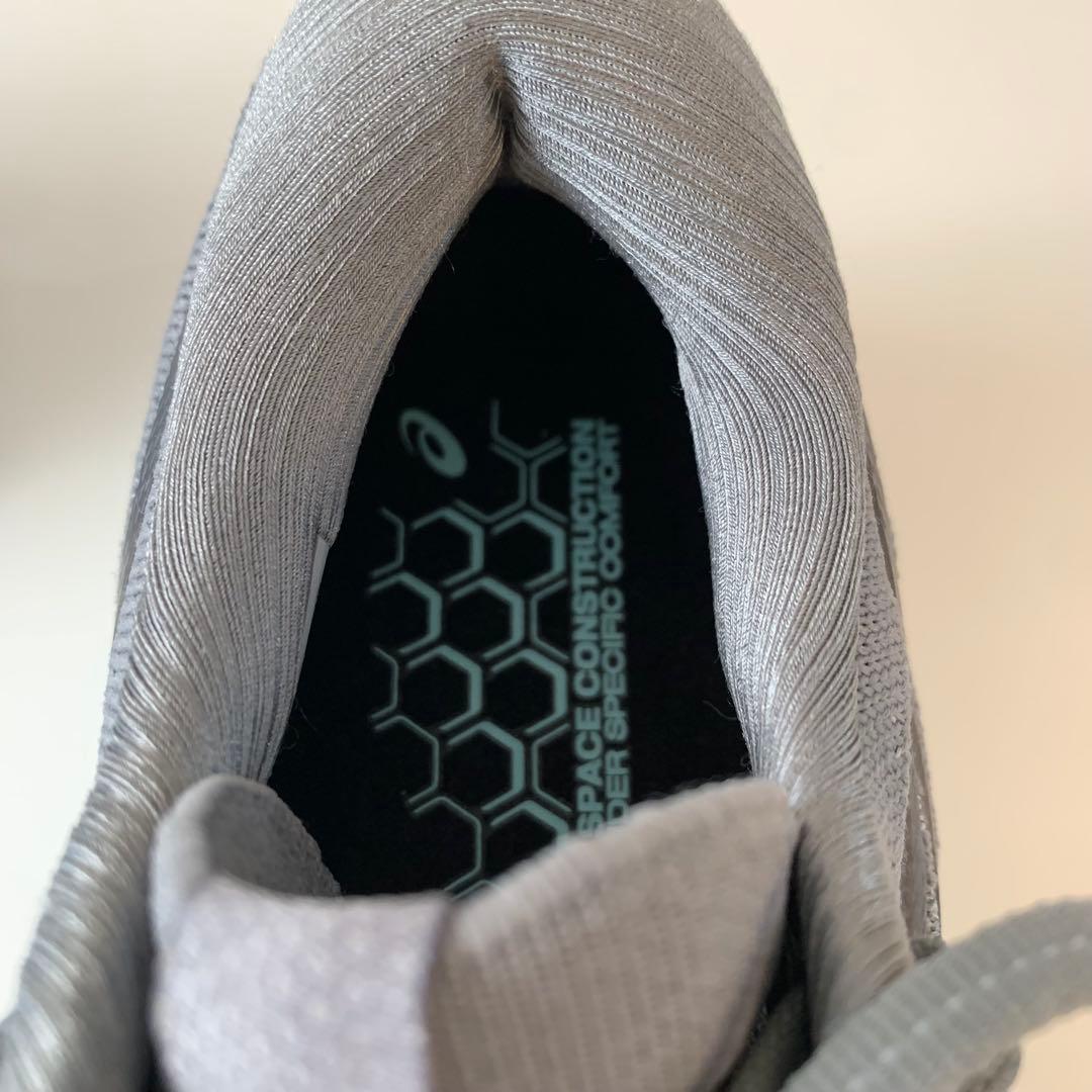 【ASICS】アシックス GEL-NIMBUS 24 グレー/ライトブルー