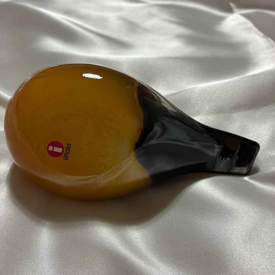 ガラス製　鳥の置物 Golden Finch オイバトイッカ