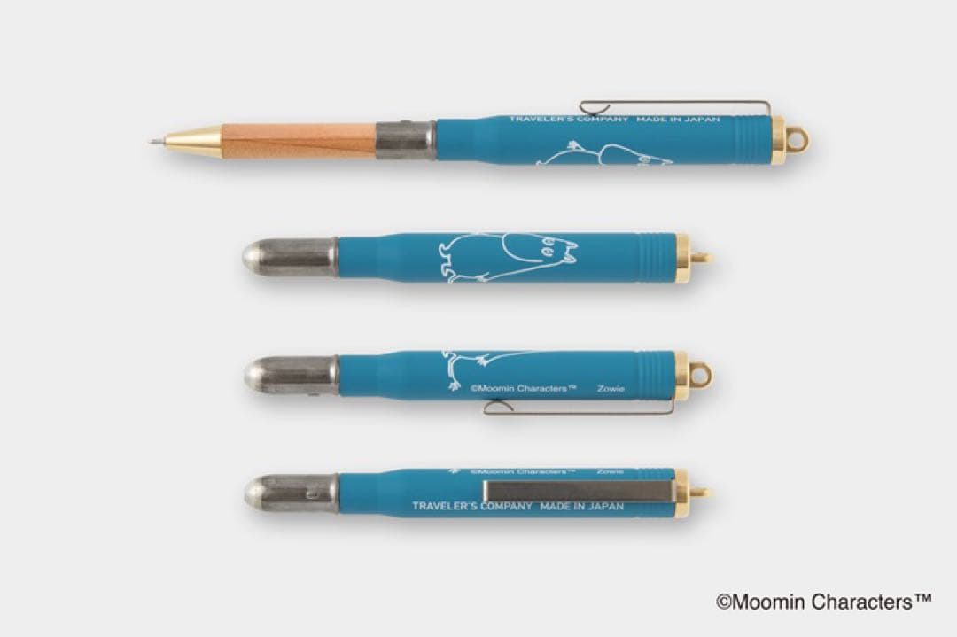 トラベラーズノート 限定　MOOMIN 彗星　ブラスボールペン　ムーミン