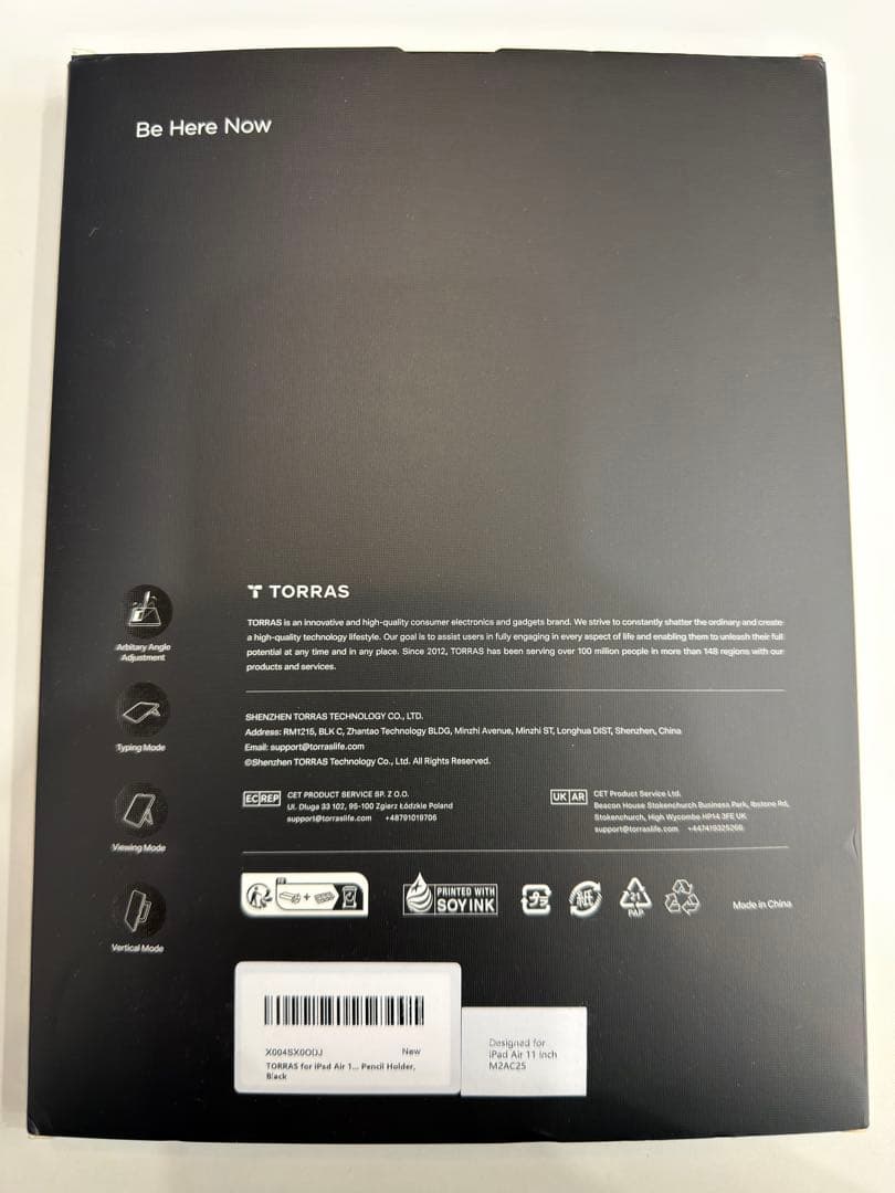 TORRAS iPad Air 11インチ用ケースM3 M2 iPadケース