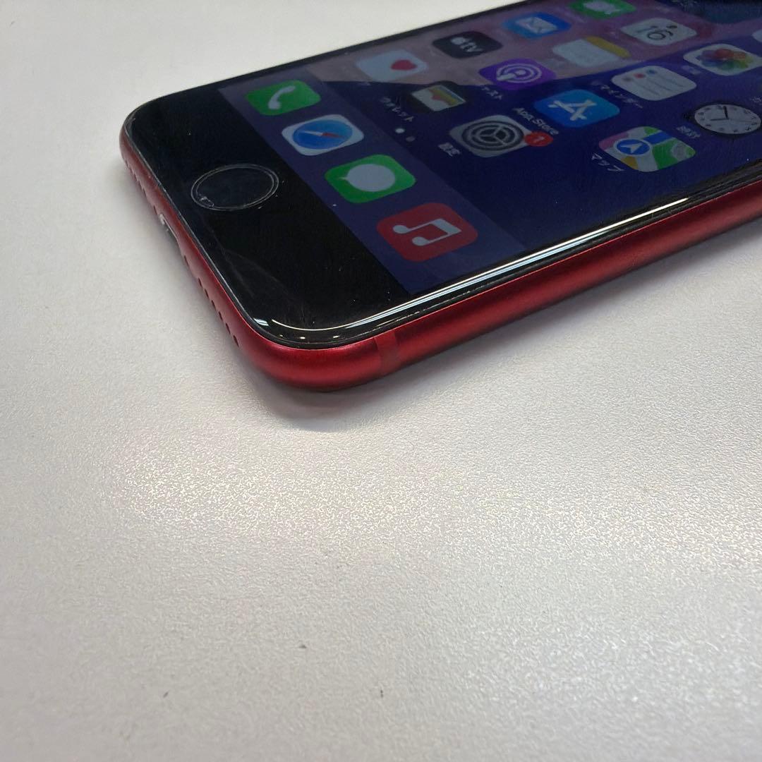 訳あり iPhone SE2 256GB レッド 78% ホームボタン割れ