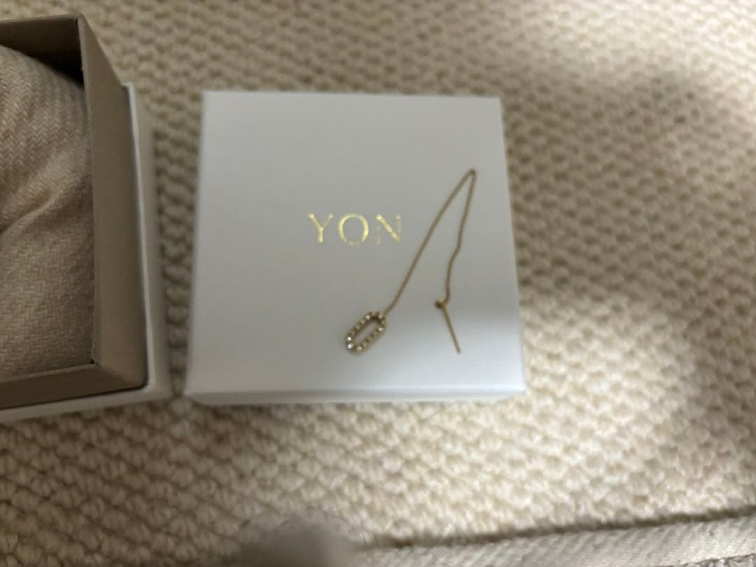 最終値下YONヨンジュエリー美品zeroピアス　イエローゴールド山城葉子柴田陽子