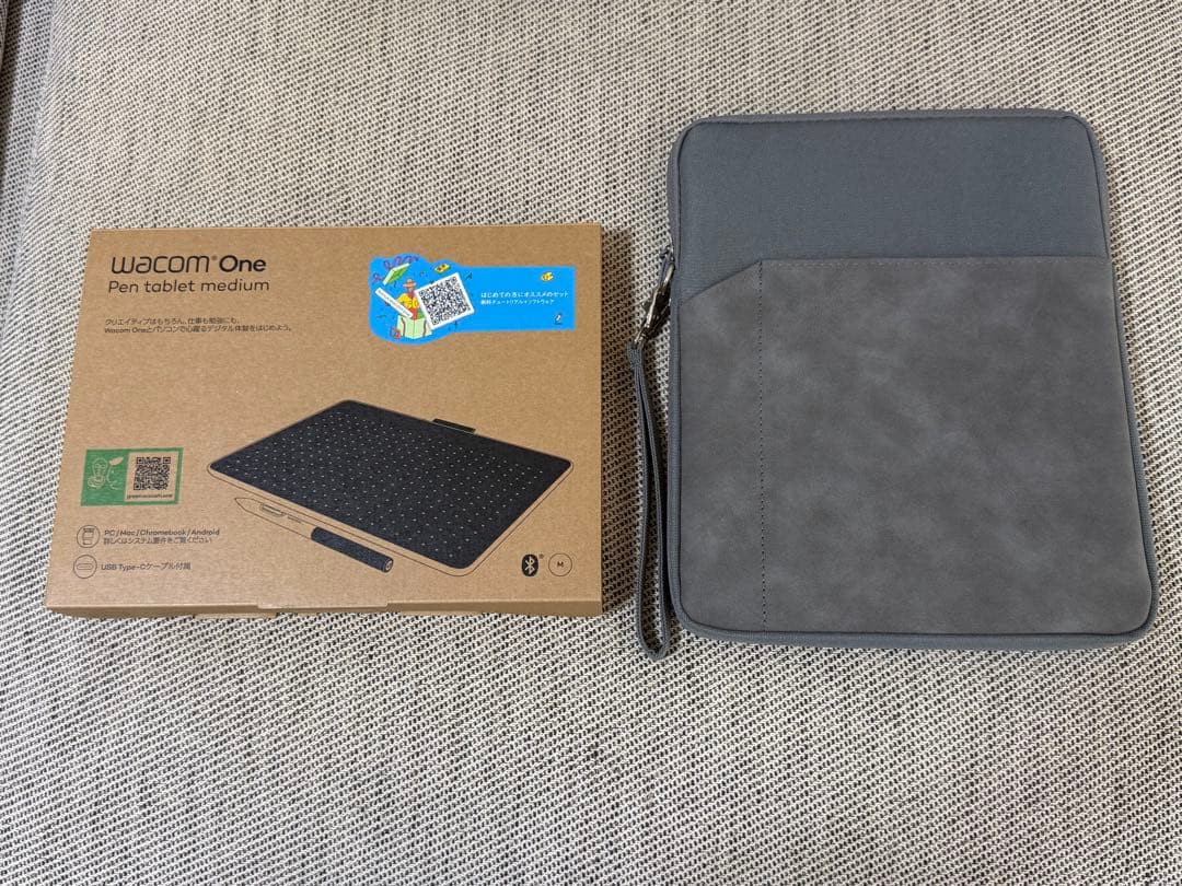【ケース付き】Wacom Oneペンタブレット（Mサイズ）