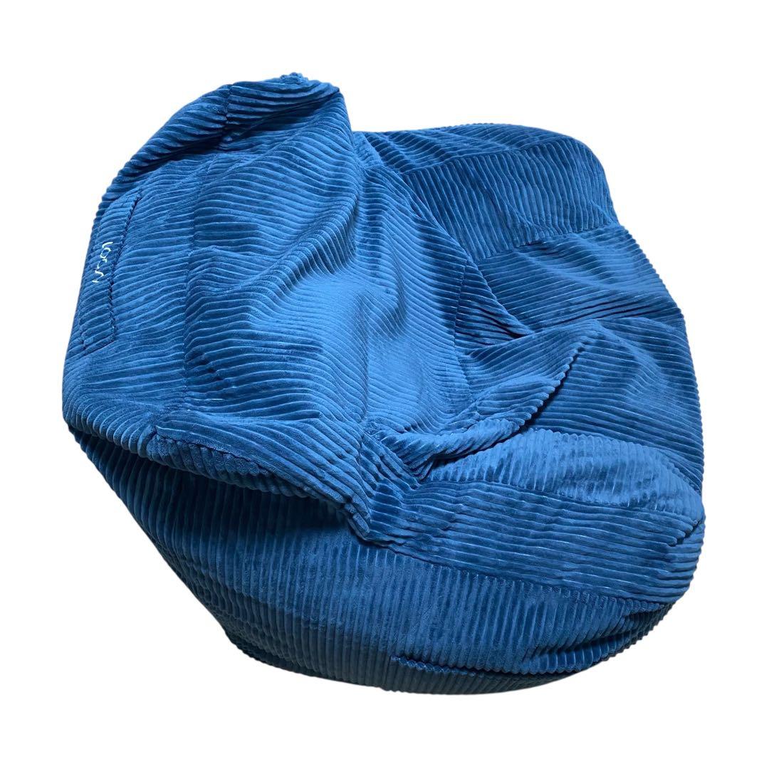 【美品】LOOSY HUGME 1人掛けビーズソファ ネイビー