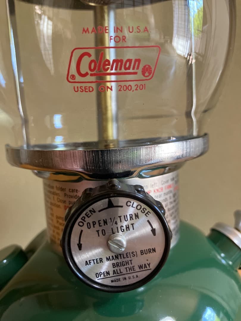 Coleman ランタン 200A700 '80/11 グリーン 取扱説明書付き