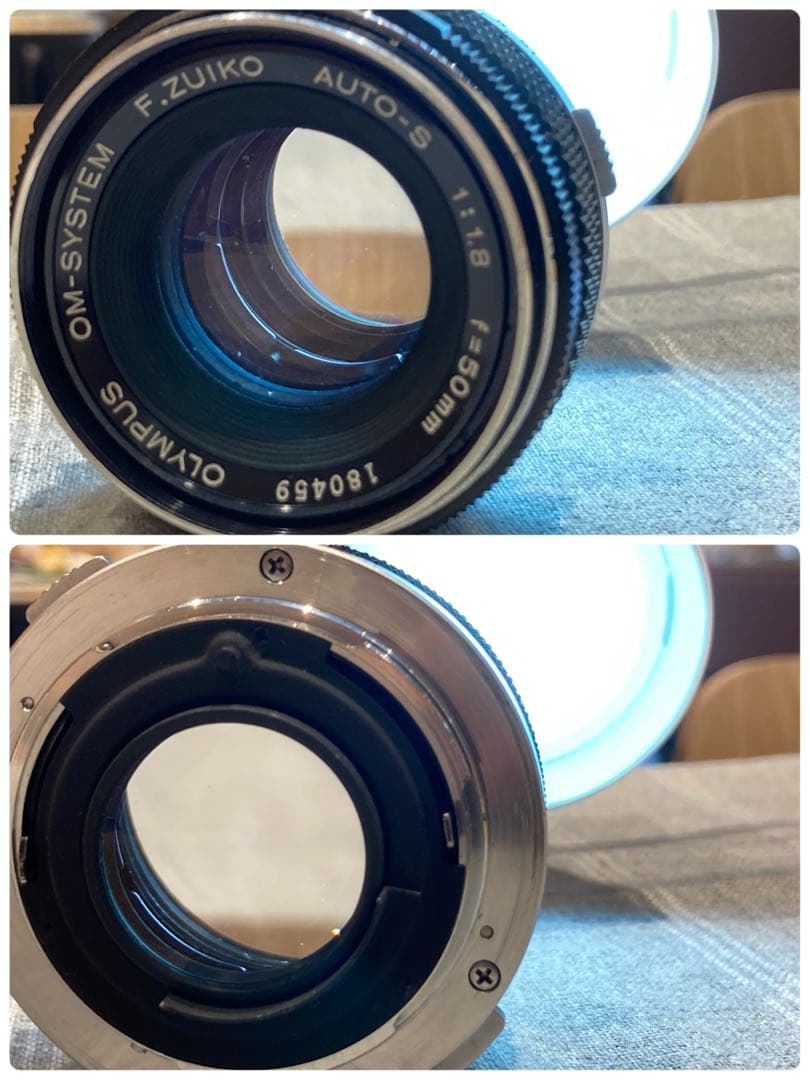 ★完動品＊美品＊初期保証★OM-1 &レンズf1.8★リザード本革外装★作例多数