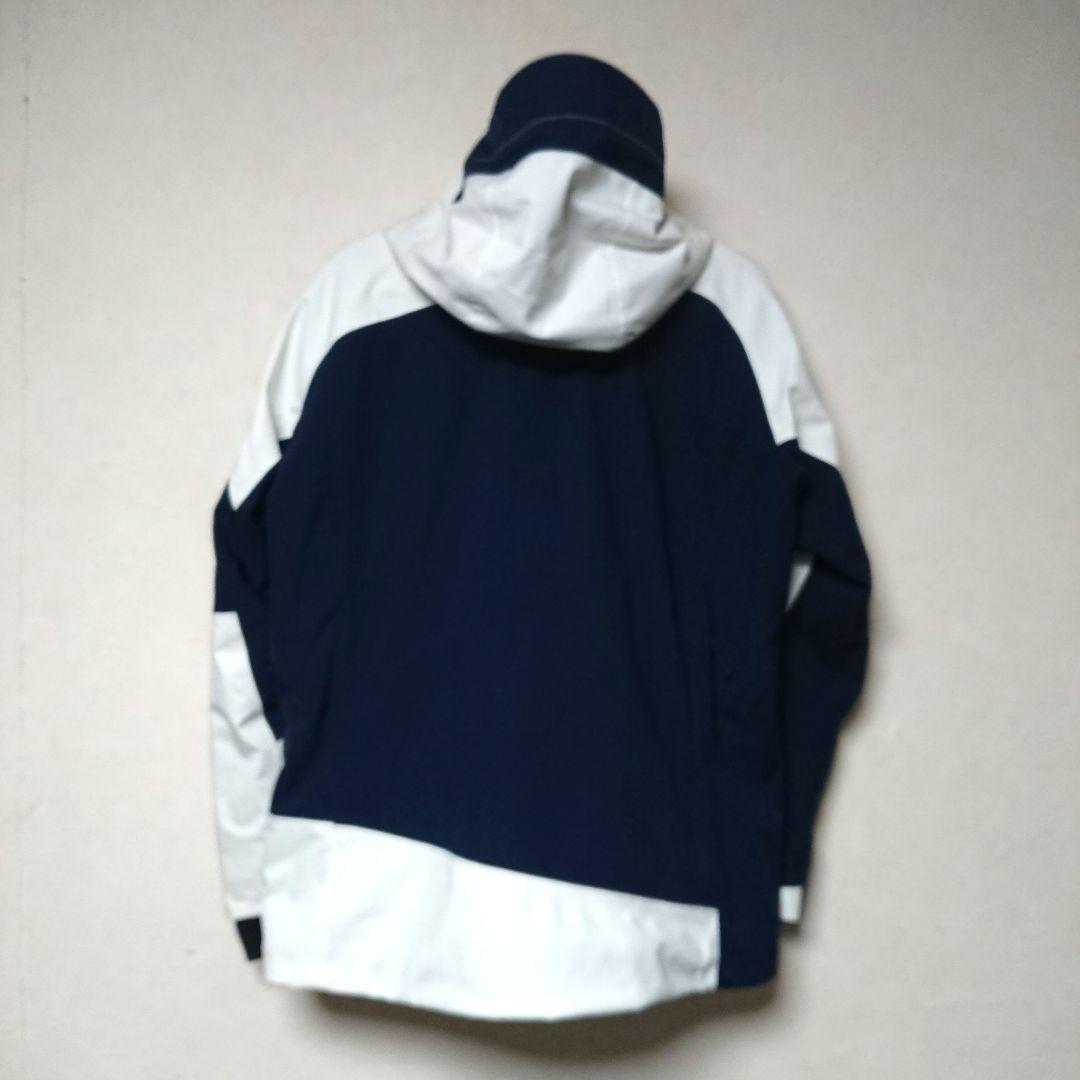送料無料【Phenix】ホワイト×ネイビースキージャケット M