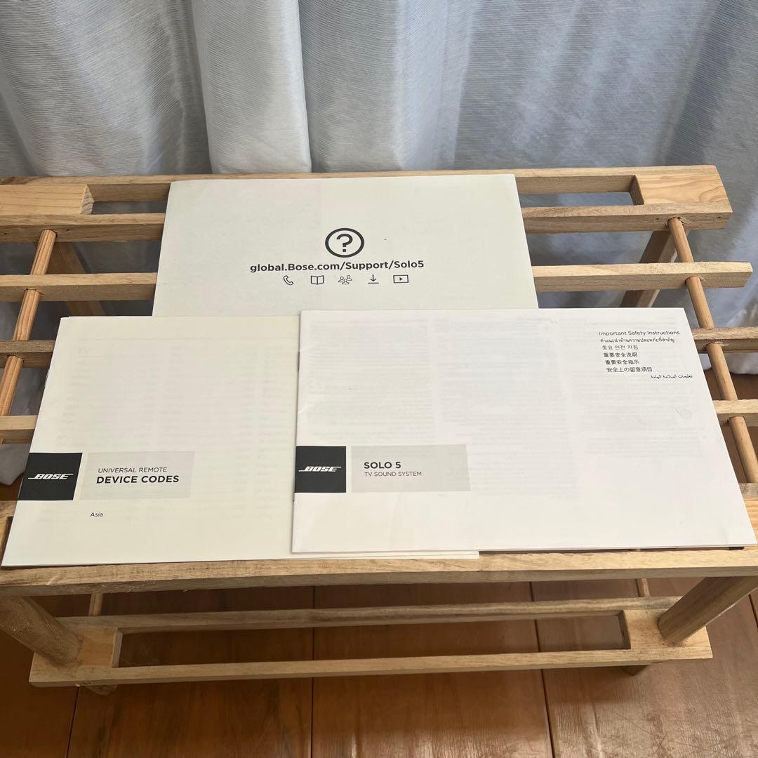 Bose サウンドバー 本体 リモコン付き