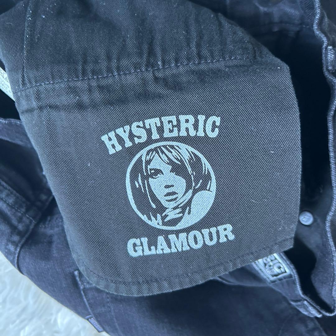 ヒステリックグラマー　デニムパンツ　ヴィンテージ加工　ブラック　W31 L32