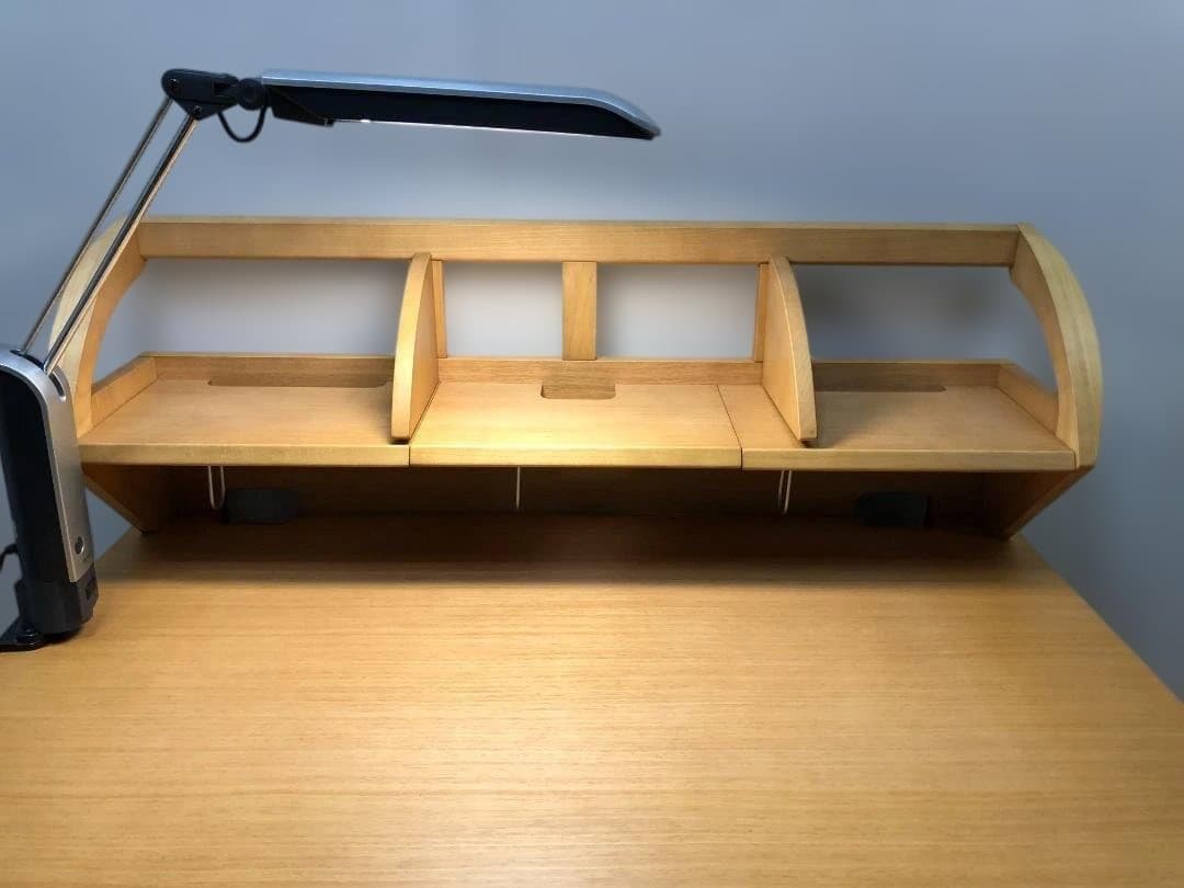 ②袖机　送料無料 カリモク 学習机4点セット ナチュラル 勉強机　88321