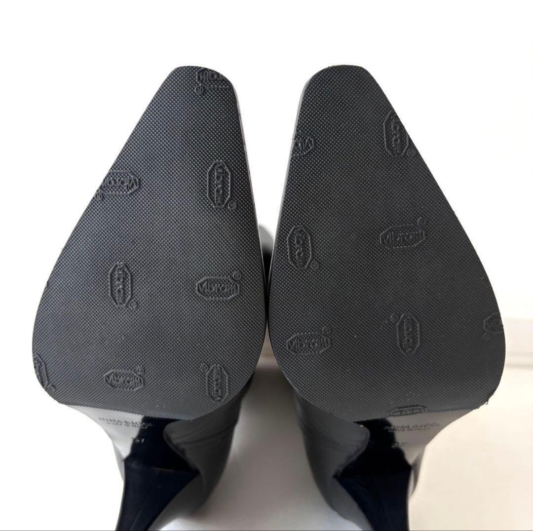 NINARICCI ニナリッチ ウエスタン ブーツ ピンヒール レザー 本革