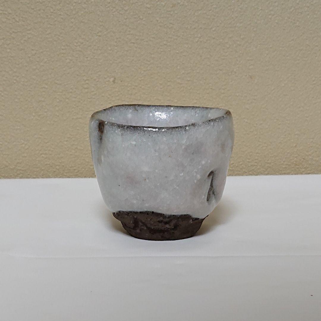 清水卯一 蓬莱赤土彩盃 ぐい呑