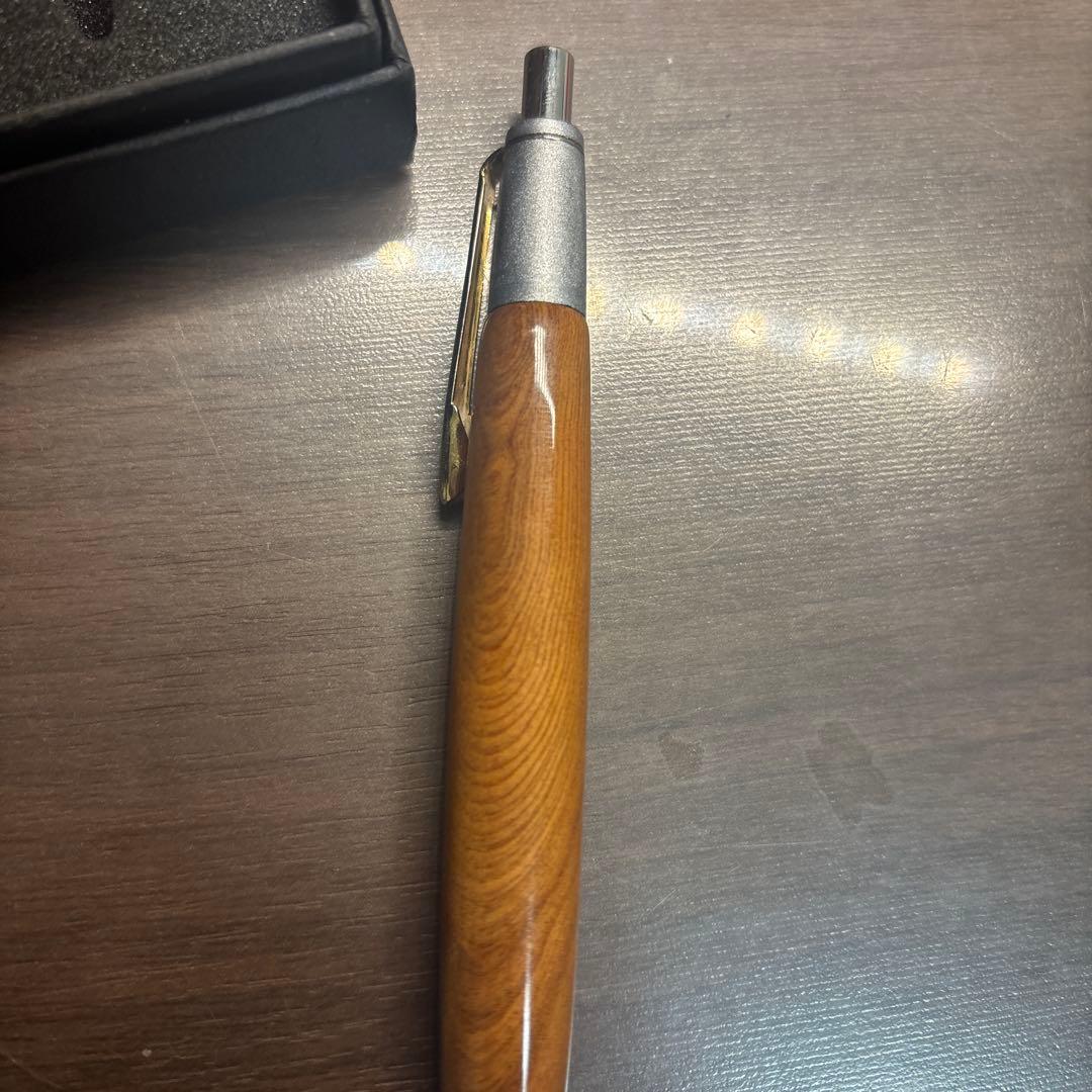 屋久杉斑紋金具シャーペン真鍮