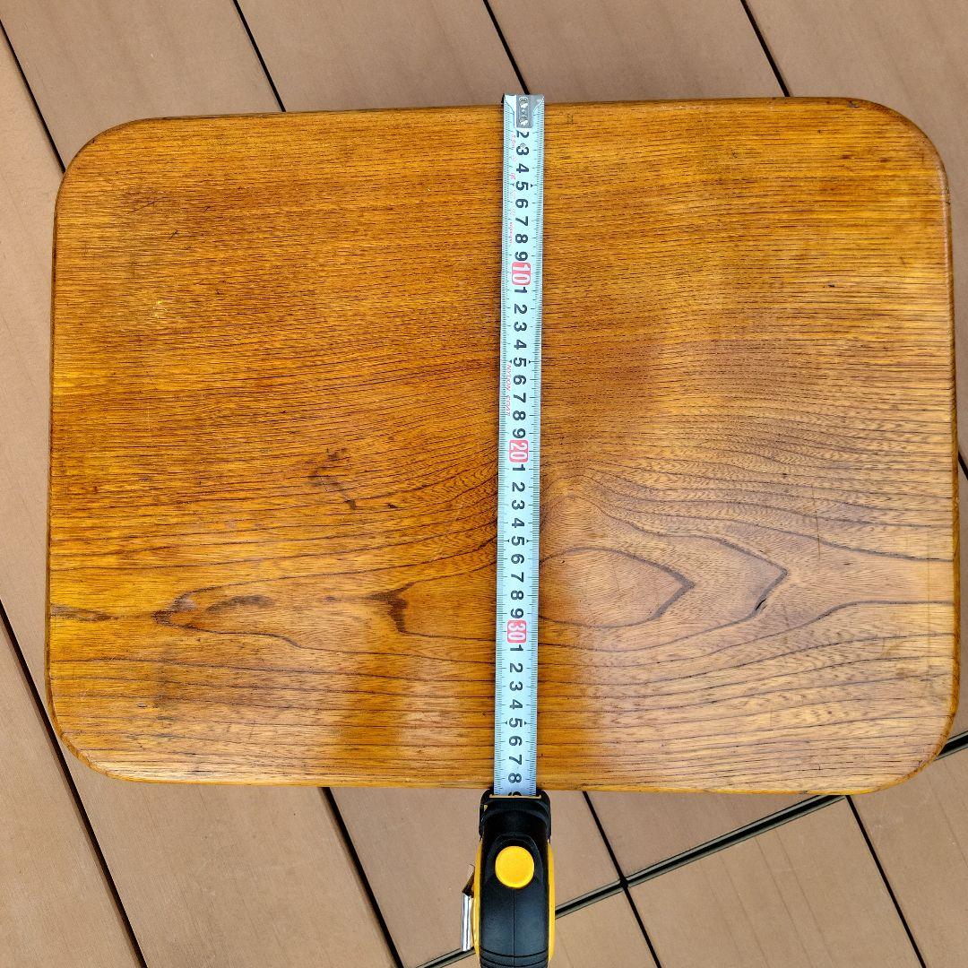 木製オーク座卓・ちゃぶ台 昭和レトロ　折り畳み　希少