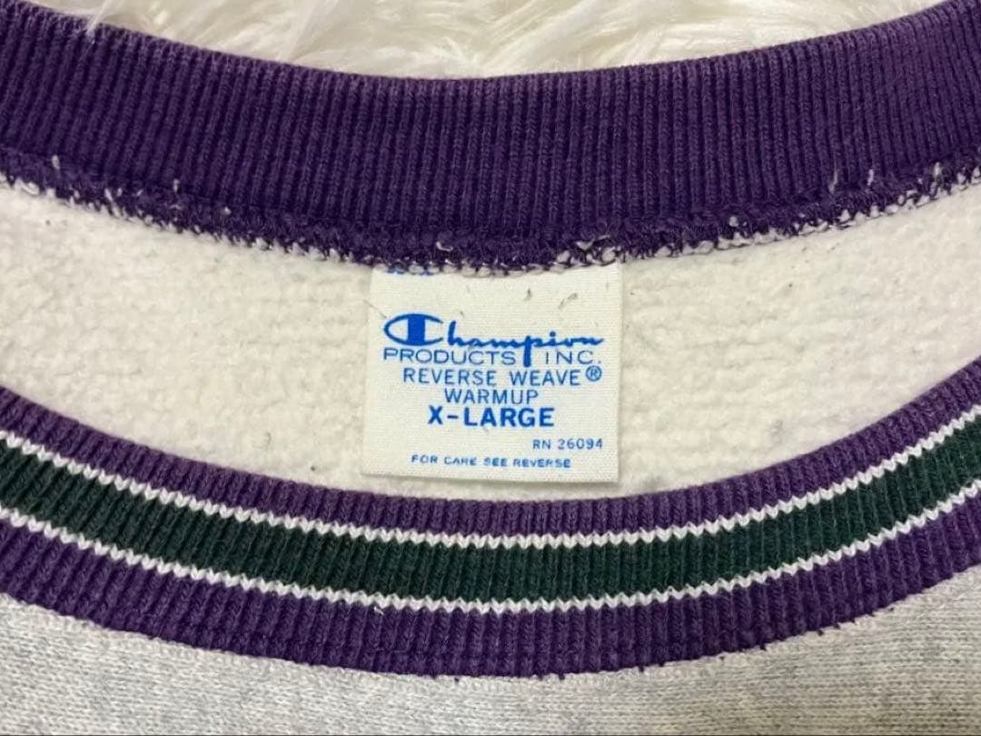 チャンピオン リバースウィーブ 単色青タグ スウェット サイズXL