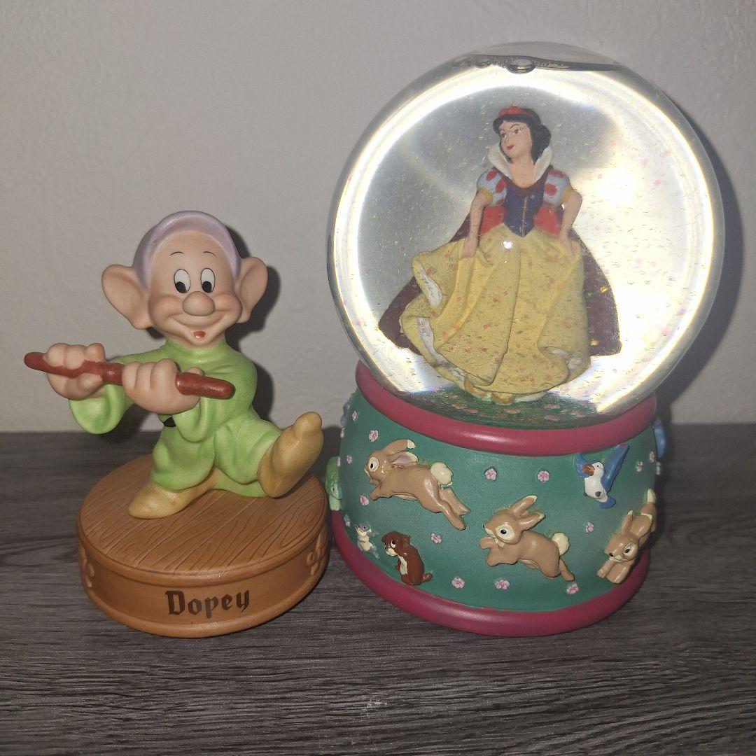 白雪姫オルゴールとドーピーのオルゴールセット