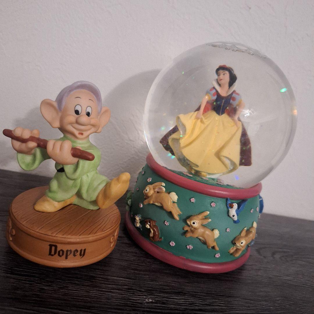 白雪姫オルゴールとドーピーのオルゴールセット