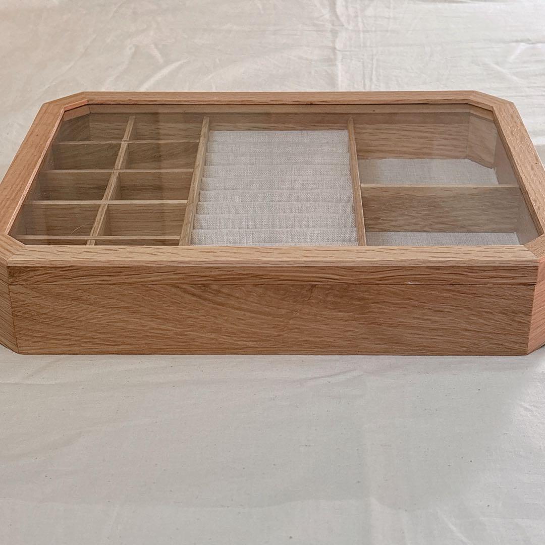 ラスト1点 ꕤ ZARA ウッドジュエリーボックス アクセサリーケース