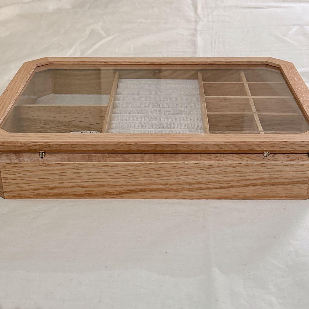 ラスト1点 ꕤ ZARA ウッドジュエリーボックス アクセサリーケース