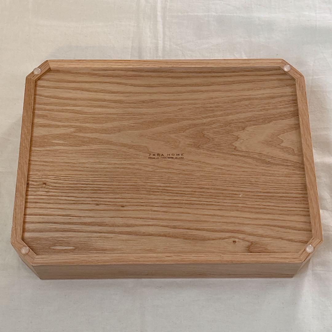 ラスト1点 ꕤ ZARA ウッドジュエリーボックス アクセサリーケース