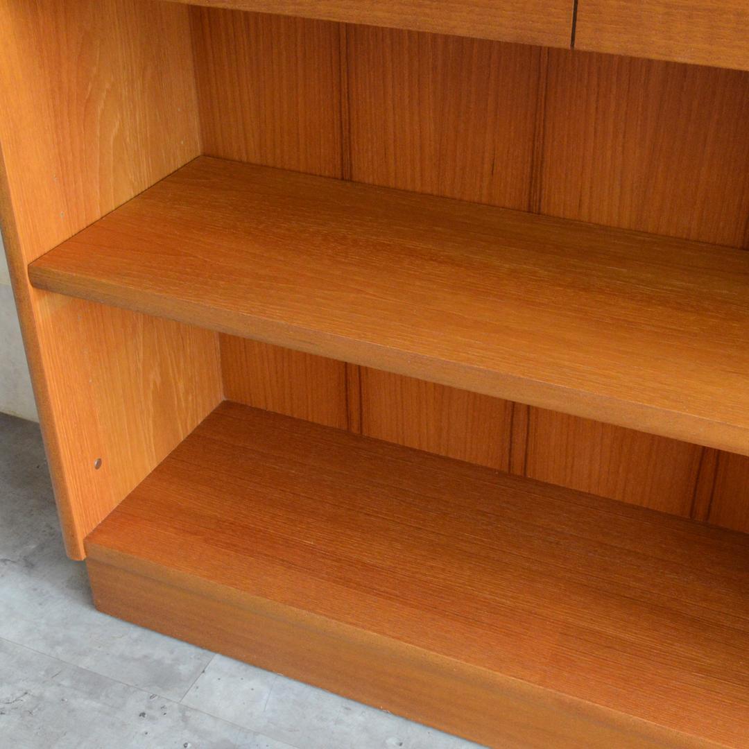 ayura 　Nathanヴィンテージ シェルフ 抽斗付 ブックシェルフ