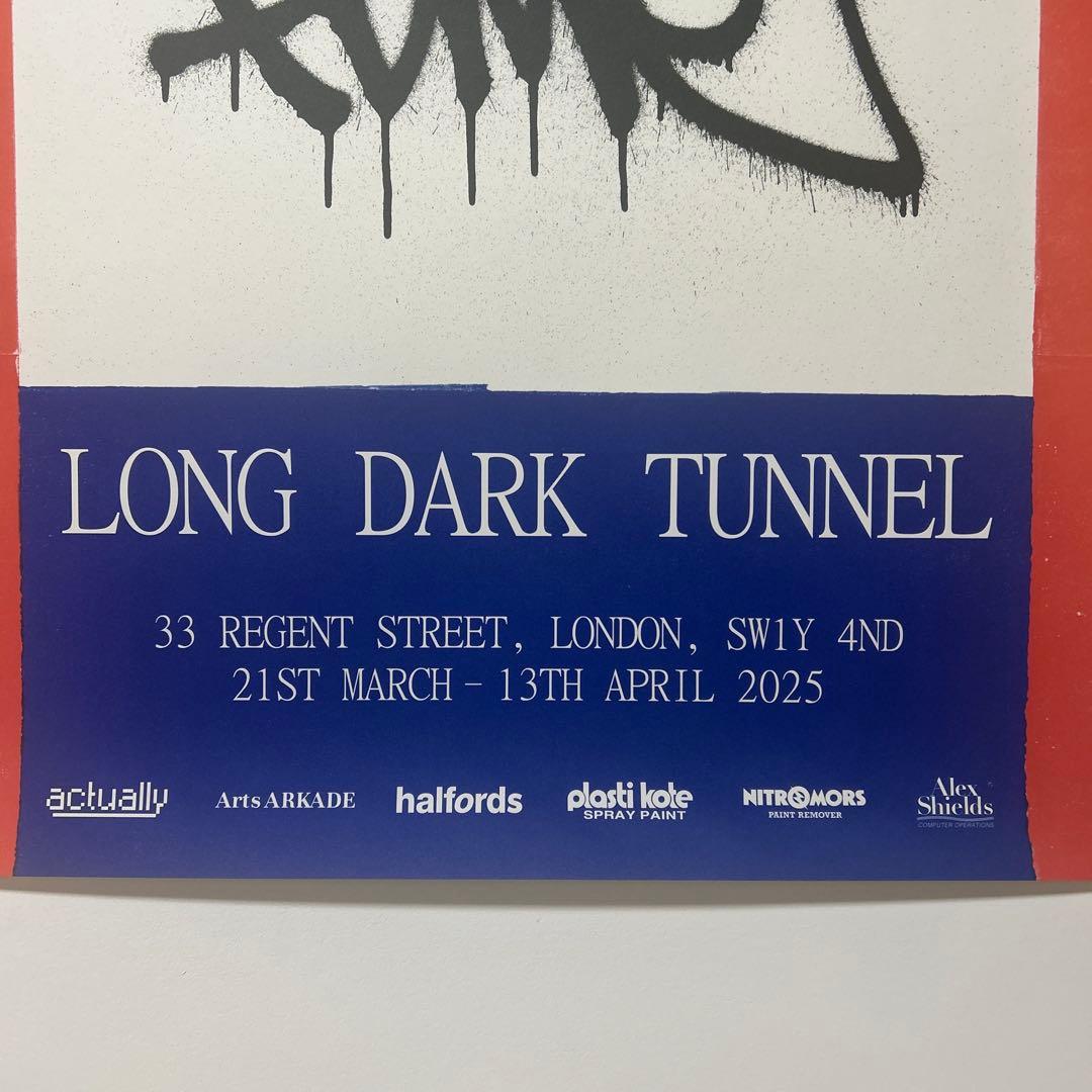 10FOOT 展覧会 LONG DARK TUNNEL ストリートアートポスター