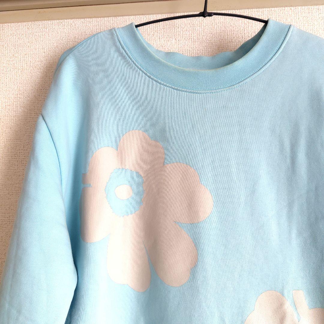 マリメッコ水色トレーナー