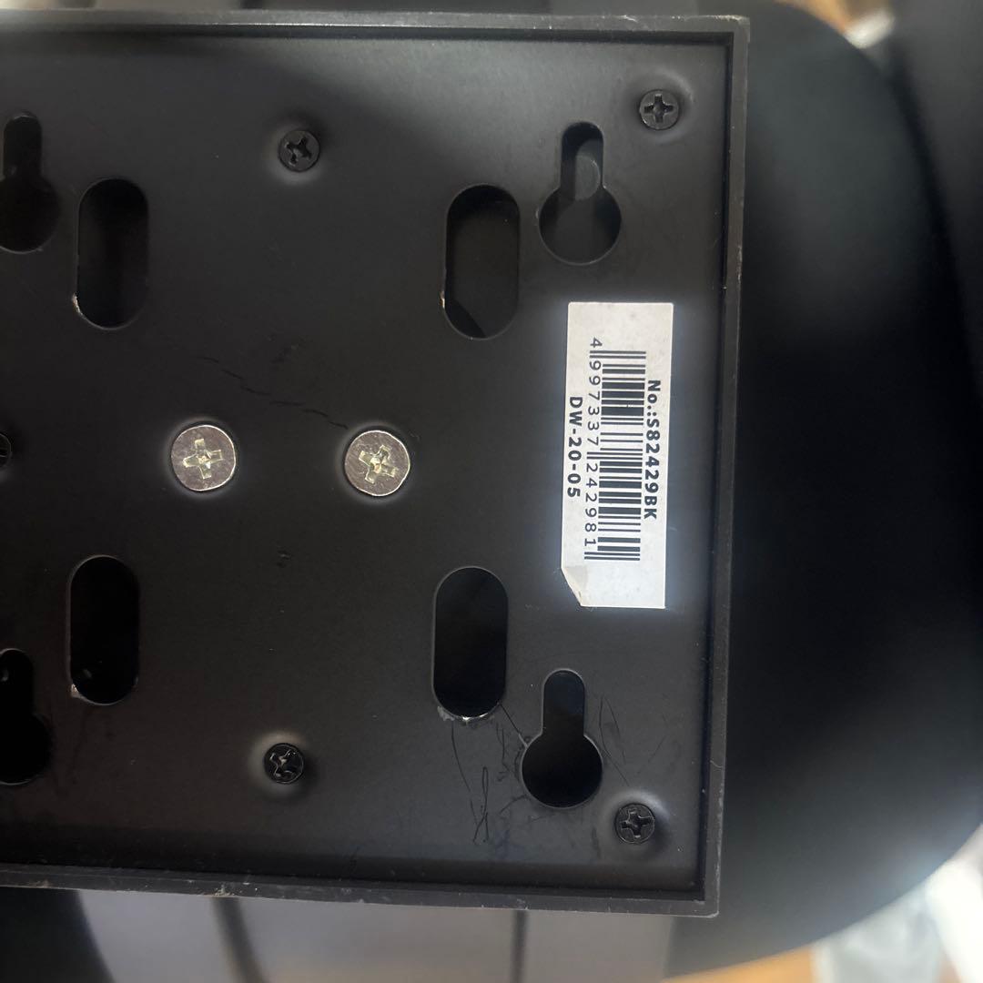 BONOX / DULTON 両面ウォールクロック S82429BK ブラック