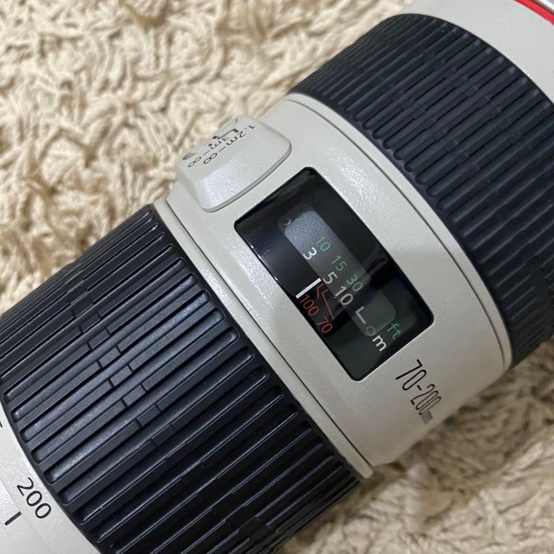 CanonキャノンEF70-200mm f4L IS USM 白レンズ 一眼レフ