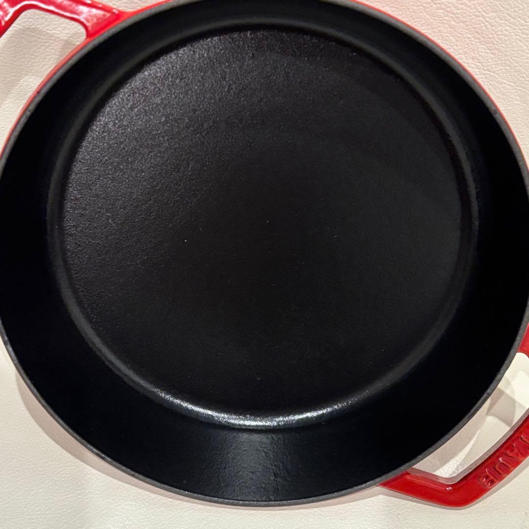 ストウブ　両手フライパン　20cm チェリー