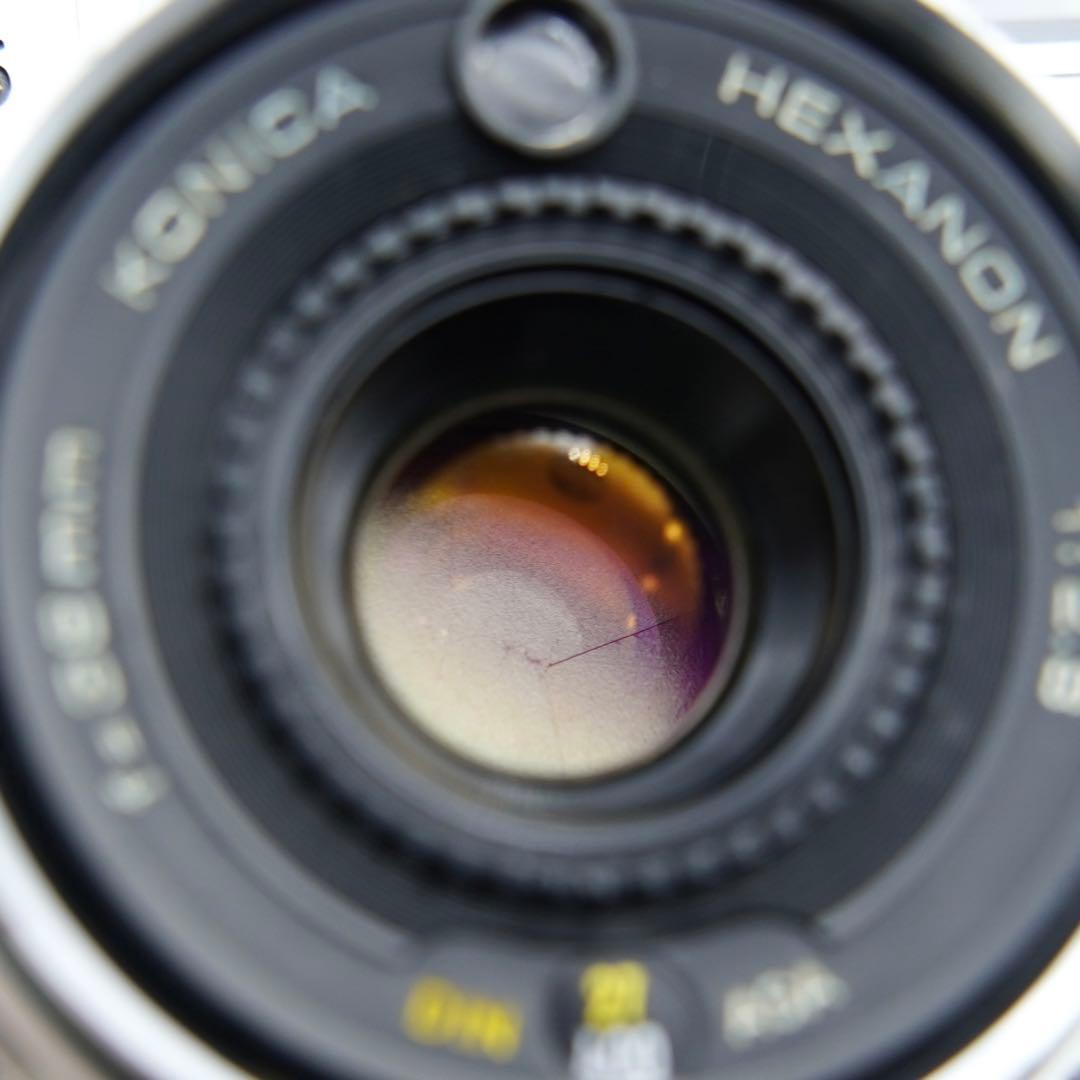 【清掃・動作確認済み＊革張り替え＊試写あり】人気！Konica C35