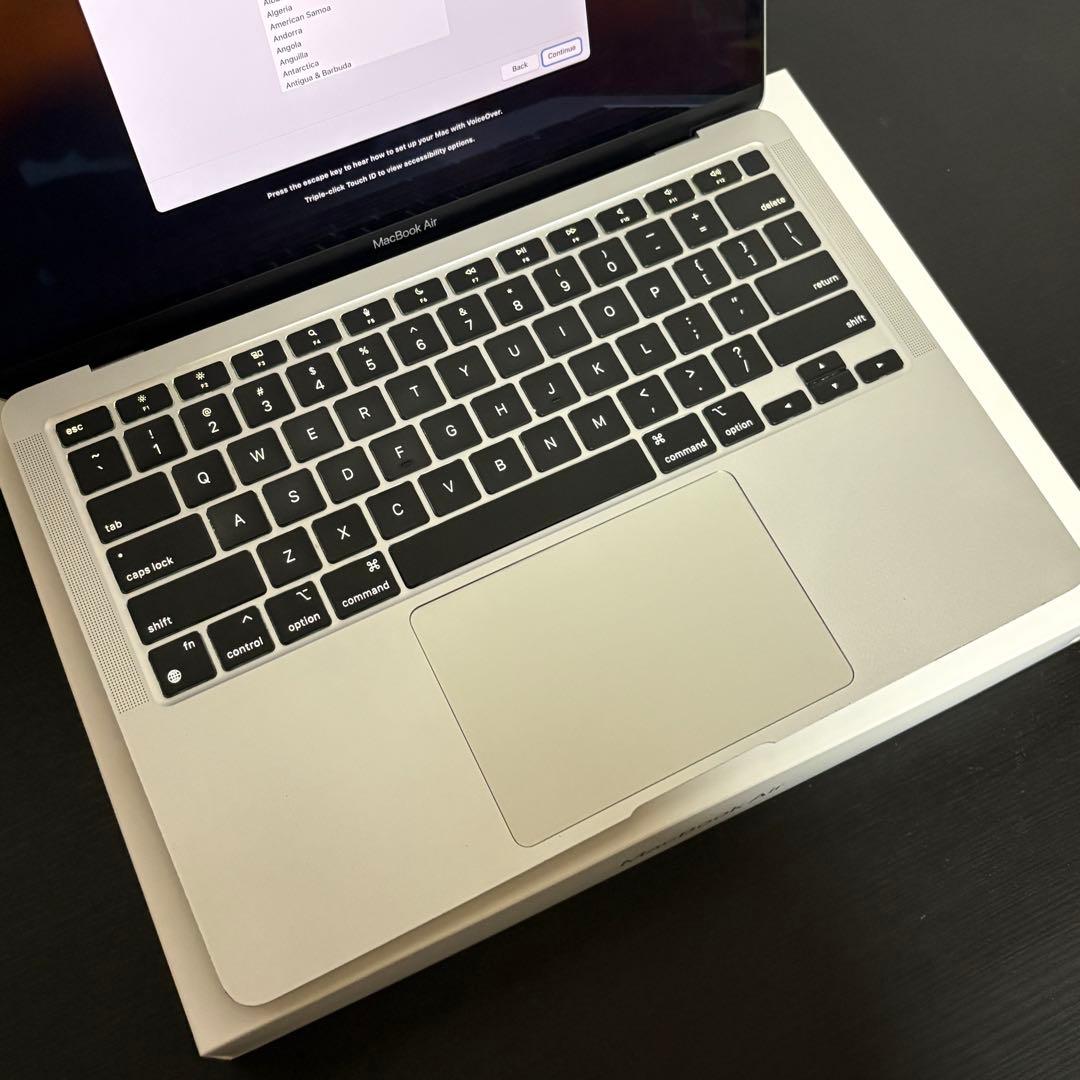【美品】MacBook Air M1 2020/256GB/USキーボード