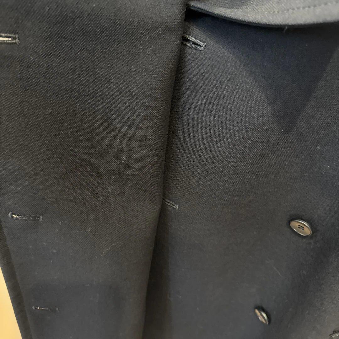 レリアン　ホワイトレーベル11号　近年タグ　濃紺　ウールのピーコート　冬