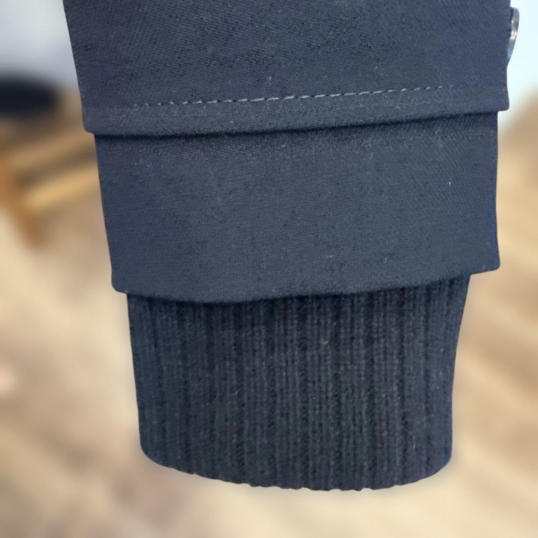 レリアン　ホワイトレーベル11号　近年タグ　濃紺　ウールのピーコート　冬