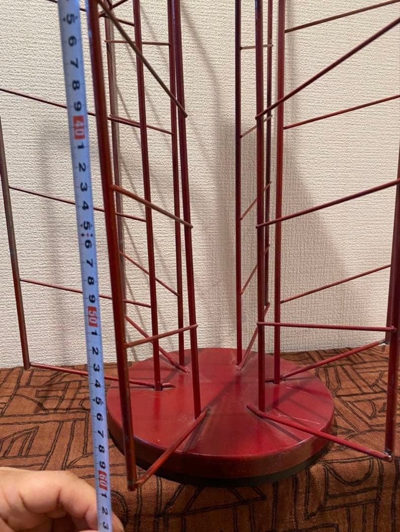 什器　回転ラック1台 古道具