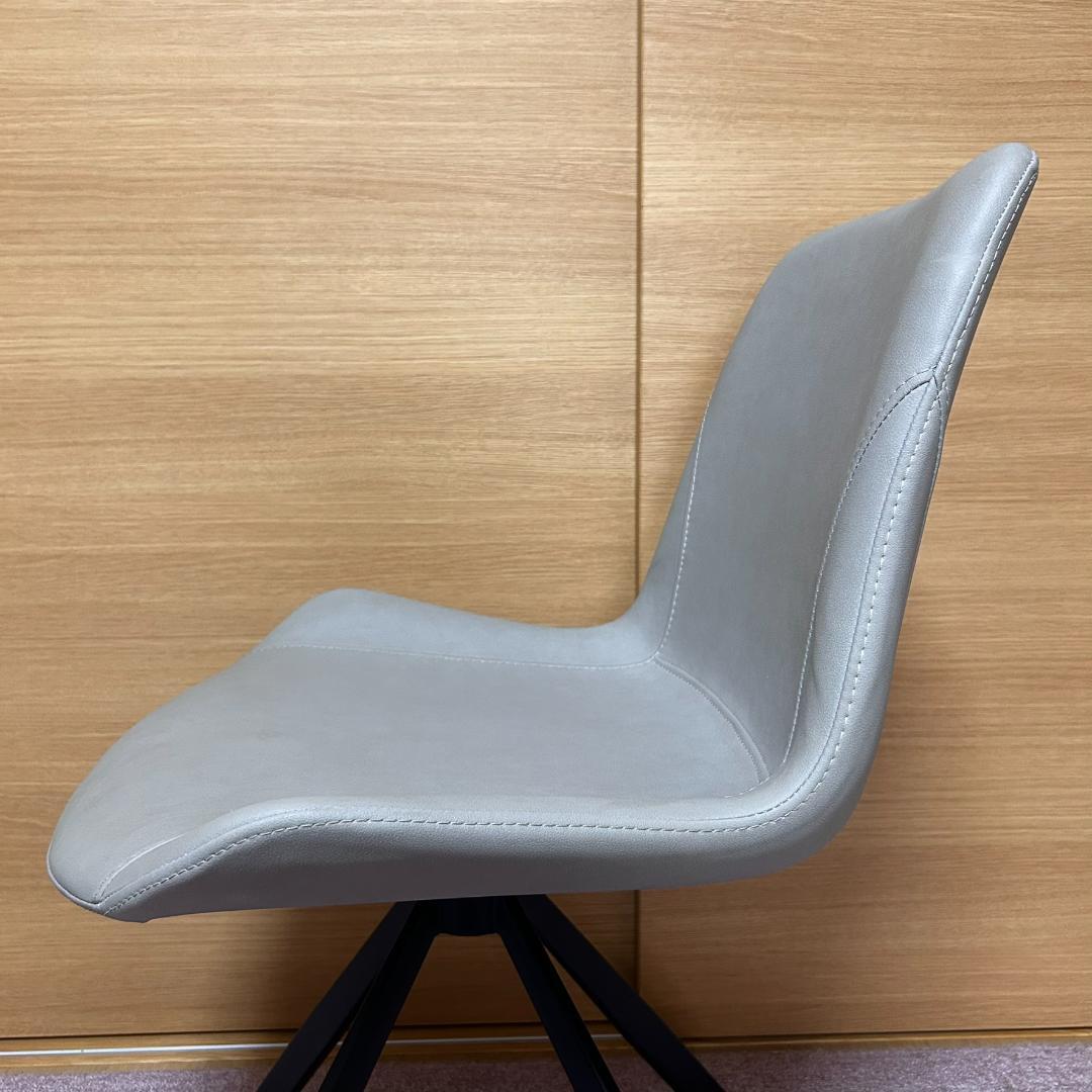 ②SongDream　VIOLA　ヴィオラ　PUレザー　回転式　ダイニングチェア