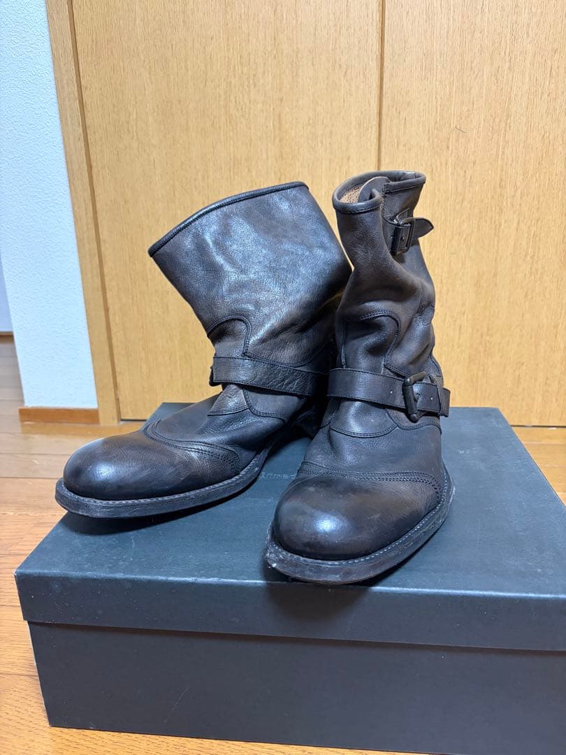 alfredoBANNISTER 42 27cmダークブラウン　エンジニアブーツ